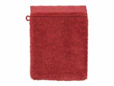 Gant de toilette 16x21 cm juliet rouge terracota 520 g/m2