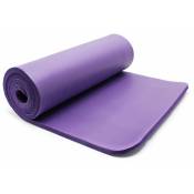 Helloshop26 - Tapis de yoga sol fitness aérobic pilates gymnastique épais antidérapant violet 180 x 60 x 1,5 cm - Violet