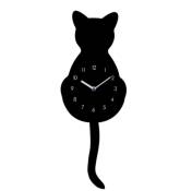 Horloge Chat bois 0 x 3 x 35 cm