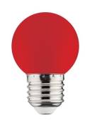 Horoz Electric - Ampoule led globe rouge 1W (Eq. 8W) E27 - Rouge