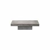 Mathi Design BETON - Table basse béton massif gris