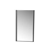 Miroir 100x60 cm gris en métal H100