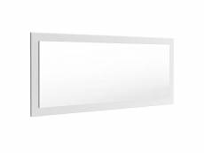 Miroir blanc haute brillance 139 x 55 cm