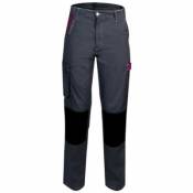 Pantalon de bricolage femme Fashion Sécurité Pep's gris/violette Taille 44/46 (L)
