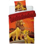 Parure de lit réversible - Le roi lion Simba et Mufasa