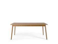 Skoll - table à manger extensible 180-230x80cm - couleur - bois clair 180002