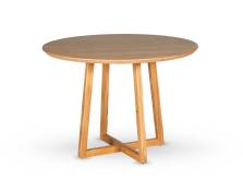 Table à manger contemporain 110 cm bois