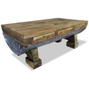 Table basse,Table de Salon Bois de récupération massif 90 x 50 x 35 cm vidaXL
