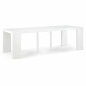 Table Console Extensible Oxalys XL Blanc Laquée