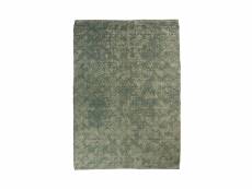 Tapis classique - polyester - bleu/rose/gris/vert - 120x180 cm
