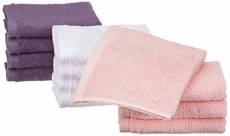 Amazon Basics Lot de 12 petites serviettes en coton