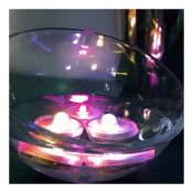 Arum Lighting - Lot de 10 Lampions led submersibles Rose ®