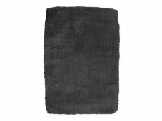 Best of - tapis poils longs toucher laineux noir 130x190