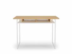Bristol desk 76x110x50 oak/white