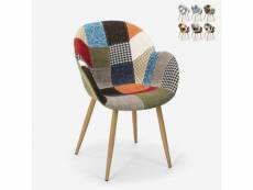 Chaise patchwork de cuisine salon design nordique patchwork finch AHD Amazing Home Design