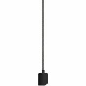 Creative Cables - Lampe suspension esse14 avec culot S14d Sans ampoule - Noir - Sans ampoule