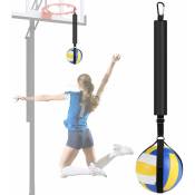 Entraîneur de pointes de volley-ball, système d'entraînement de pointes de volley-ball pour panier de basket-ball, aide à l'entraînement pour