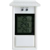 Ersandy - Thermomètre numérique résistant aux intempéries, design classique, mesure précise pour l'intérieur ou l'extérieur, convient pour le jardin,