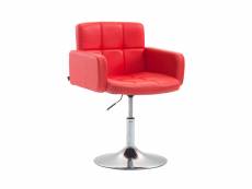 Fauteuil lounge los angeles similicuir , rouge