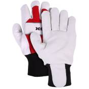 Gants de travail / gants de jardinage Solid de KOX rouge, Taille 10 - Rouge
