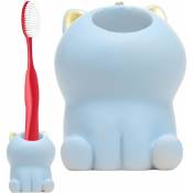 Heytea - Porte-brosse à dents amusant pour enfants - porte-brosse à dents créatif en résine - mini animaux