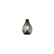 Jhy Design - Lampe cage en métal alimentée par piles