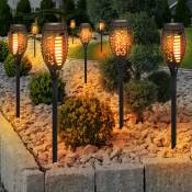 Lampes solaires torches lampe de jardin lumière solaire extérieur torches solaires pour flamme extérieure torche solaire lampes torche pour