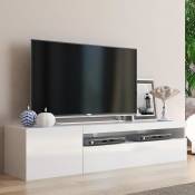 Meuble bas meuble TV moderne avec porte et tiroir à