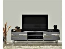 Meuble tv design shaida l183,6cm anthracite