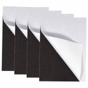 Rayher 4 feuilles magnétiques autocollantes 21 x 29