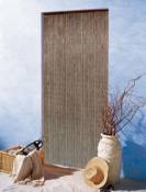 Rideau de porte bambou acajou 90 x 200 cm