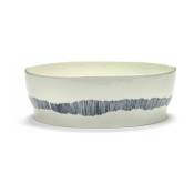 Saladier blanc 27,5 x 9,5 cm Stripes Feast - Serax