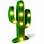Sincèreetali - Lumière de cactus led, lampe de table