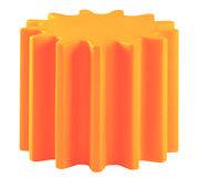 Table basse Gear / Pouf - Ø 55 x H 43 cm - Slide orange en plastique