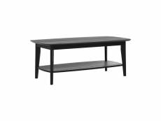 Table basse sadi 120 cm en bois noir