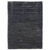 Thedecofactory - viking - Tapis à poils longs effet soyeux gris 120x170 - Gris
