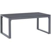 Vidaxl - Table basse 90x50x40 cm Aluminium