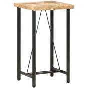Vidaxl - Table de bar 60x60x107 cm Bois de manguier