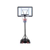 Yaheetech - Panier de Basket Ball sur Pied Portable Hauteur Réglable 219-279 cm 6 Niveaux à Roulettes