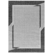 Allotapis - Tapis contemporain géométrique Janet Gris 80x150 - Gris