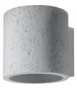 Applique murale ORBIS ciment gris 1 ampoule