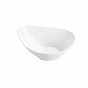 Assiette creuse en porcelaine blanche blanc 18 cm -