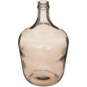 Atmosphera - Vase Dame Jeanne gris H30cm créateur d'intérieur - Gris fumé