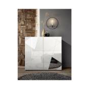 Azura Home Design - Buffet haut vittoria blanc laqué 121x111x42 cm
