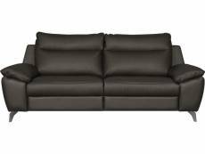 Canapé taille 2 places en 100% tout cuir épais de