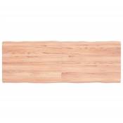 Dessus de table bois massif trait� bordure assortie