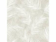 Dutch wallcoverings papier peint palm beige 430619