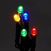 Guirlande lumineuse extérieure câble vert 720 LED multicolore électrique