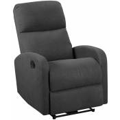 Happy Garden - Fauteuil inclinable max gris anthracite