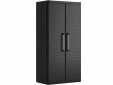 Keter | armoire haute detroit xl, noir, 89 x 54 x 182